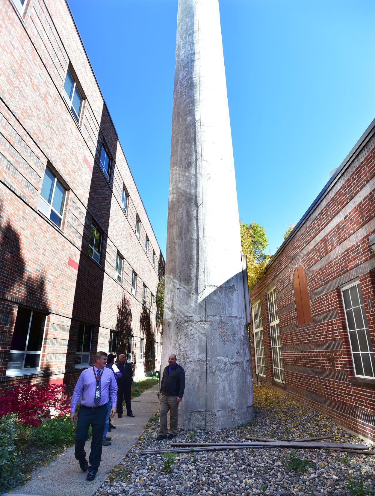 Senior High smokestack